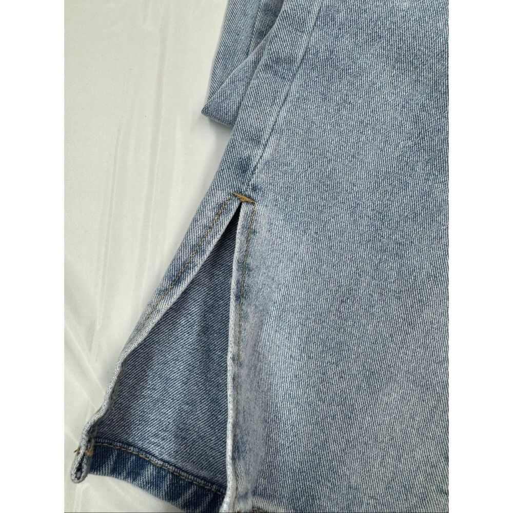 Prettylittlething High Waisted Split Hem Denim Je… - image 2